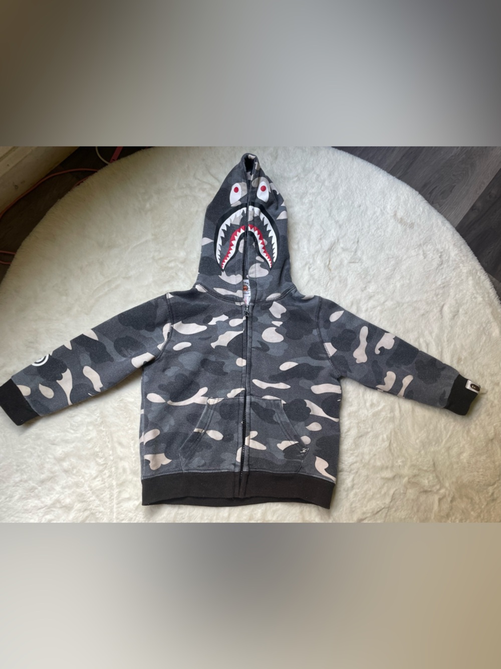 Bape kids  Camo Zip-Up Hoodie